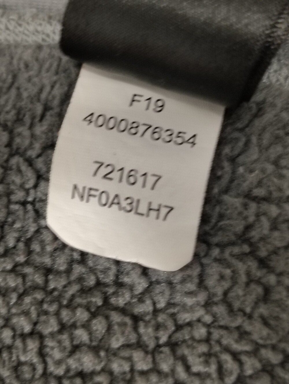 The North Face Light Gray Men's Full-Zip Fleece Jacket. Size 2XL. - Picture 11 of 12